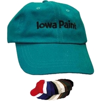 Six panel unstructured low profile brushed cotton solid color cap.... from...