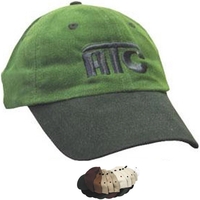 Six panel unstructured low profile brushed cotton two-tone cap.... from ASI...