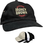 6-panel low profile brushed cotton cap in solid color