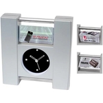 Rotating ad desk clock