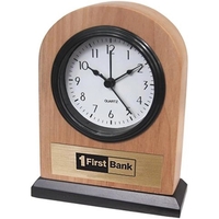 Solid ash alarm clock
