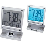 Touch-screen jumbo LCD radio-controlled alarm clock