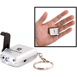 Mini dual LED Dynamo flashlight with key chain