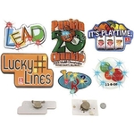 Custom blinking LED lapel pins