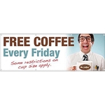 Deluxe full color indoor/outdoor hemmed banner with grommets