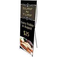 Banner with pop-up stand