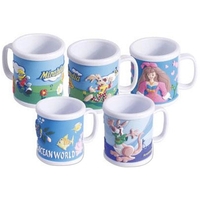 Custom laser cut PVC 12 oz. mug.... from ASI 31570 Advantage Industries /...