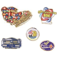 Four color lapel pin with a military clutch back.... from ASI 31570 Advantage...