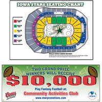 Full color vinyl banner with grommets.... from ASI 31570 Advantage Industries...