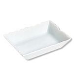 Bonbon deep scalloped oblong candy dish