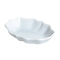 White vitrified porcelain oval candy dish.... from ASI 68878 Mar's Line /...