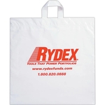 Fused Soft Loop Handle Bag - Flexo Ink
