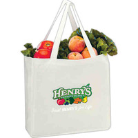 Cub - Bamboo naturally biodegradable grocery shopper with 5" gusset.... from...