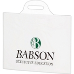 Clear Frosted Soft Bridge Handle Bag - Flexo Ink