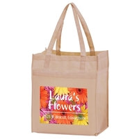 13" x 7" x 14" non-woven PP grocery tote with gusset,... from ASI 35290...