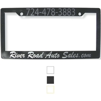 Plastic auto license plate frame.... from ASI 88620 Specialty Products...