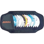 Micro fiber visor CD organizer