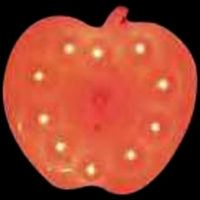 Custom tomato shape flash lapel pin with flashing light.... from ASI 36988...