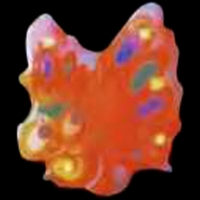 Custom butterfly shape flash lapel pin with flashing light.... from ASI 36988...