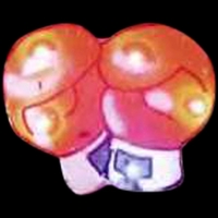 Custom boxing gloves shape flash lapel pin and attractive flashing light.......
