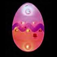 Custom egg shape flash lapel pin with flashing light.... from ASI 36988 Artek...