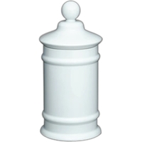 Canister, apothecary jar with sealed lid available in two sizes.... from ASI...