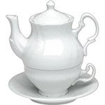 Tea for One Bernadotte Collection Teapot, Cup and Saucer