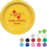 Round plastic plates in a variety of colors.... from ASI 79541 Print...