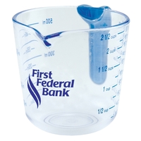 20 oz. clear measuring cup with blue stay-cool handle.... from ASI 62190...