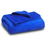 Royal Blue Coral Fleece Blanket