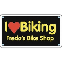 .035" - Stock high density white polyethylene plastic sign, 4" x... from ASI...