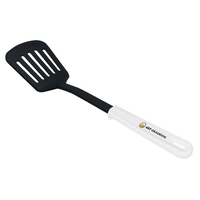 13" x 3" black slotted spatula with white handle.... from ASI 62190 Illini