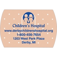 2" x 3" bandage shaped magnet with four color process customization.... from...