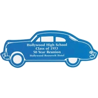 1 3/4" x 4 9/16" classic car shaped magnet with four... from ASI 68507 The...
