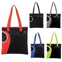 Zippered tote with water bottle and pen holders... from ASI 34800 Alstar...