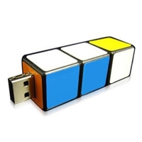 2 3/8" x 3/4" puzzle cube shaped USB drive with several... from ASI 90859...