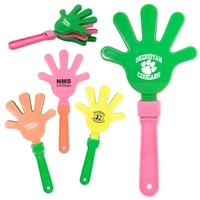 Hand shaped clapper noisemaker in assorted neon colors.... from ASI 63344 ZZ...