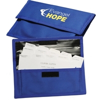 Coupon pack with cardboard dividers for quick and easy organization.... from...