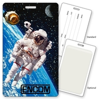 Luggage Tag with NASA Space Astronaut, Lenticular 3D Effect, with One... from...