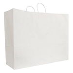 White Kraft Shopping Bag (24" x 7" x 18.75")