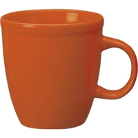 Cancun Cleveland - 17 oz. tangerine orange Cancun vitrified ceramic...