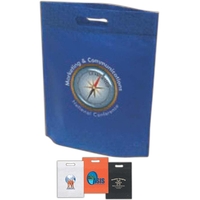 10" x 14" - Non-woven die-cut handle bag.... from ASI 52493 Ennis Inc /...