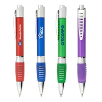 Antigua - 12 working days - Translucent pen with metal pocket... from ASI...