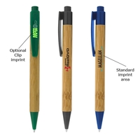 Click action bamboo pen with black ink.... from ASI 43442 ZZ DROPPED - High...