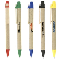 The Madeira - Click action ballpoint pen made of recycled paper,... from ASI...
