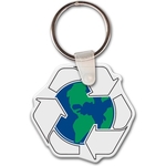 Recycle w/ Earth Key tag - Full Color
