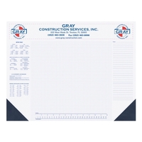 25 sheet full color non dated desk pad.... from ASI 50873 Drum-Line /...