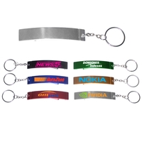 Jumbo size plain bottle opener with key chain, silver.... from ASI 74585 Nu...