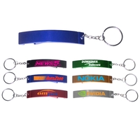 Jumbo size plain bottle opener with key chain, blue.... from ASI 74585 Nu...
