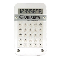 Acrylic desk calculator with large LCD transparent display.... from ASI 31570...